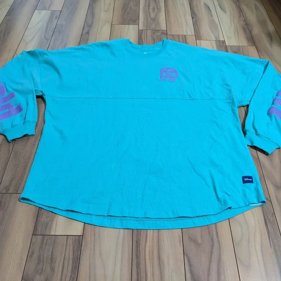 EUC! Walt Disney World Spirit Jersey Blue And Purple Ariel Theme Adult XL - Picture 9 of 13